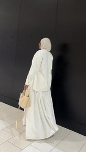 STAPLE LINEN & COTTON SKIRT