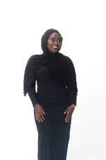 Load image into Gallery viewer, DALA MAXI KNIT DRESS - BLACK
